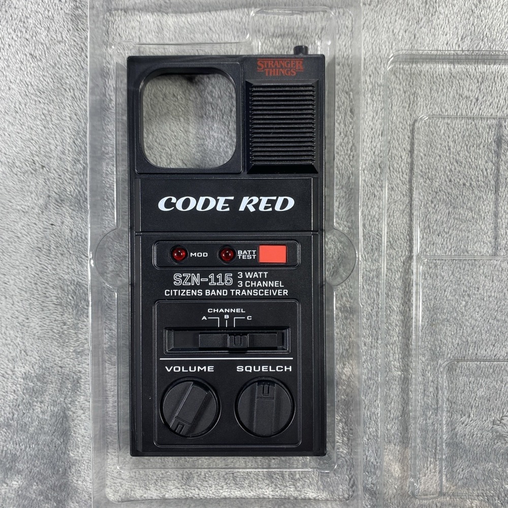 Stranger Things iPhone Phone Case CODE RED Walkie Talkie iPhone 15 Pro Max READ - Picture 9 of 11